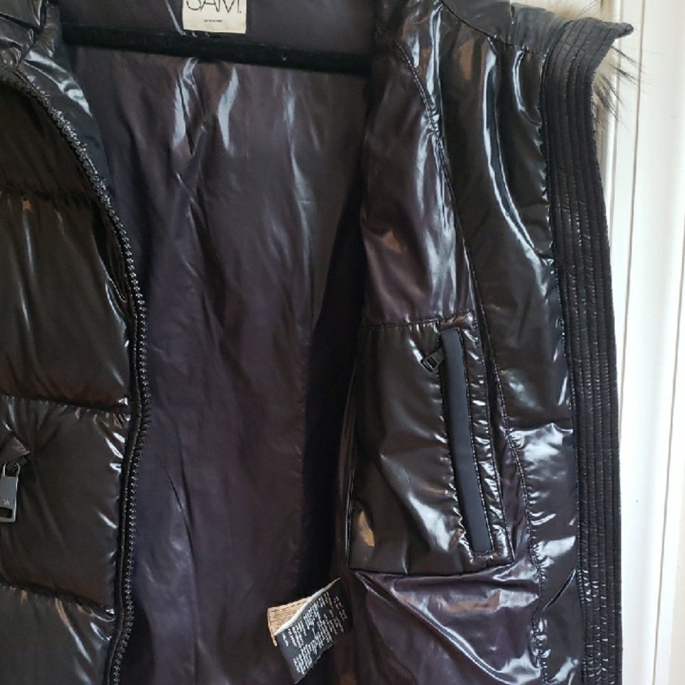 SAM. "Blake" Down Puffer Jacket with Real Fox Fur Hood || NWOT || Size Medium - Picture 8 of 15